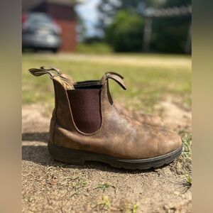Blundstone Brown Leather Chelsea Boots